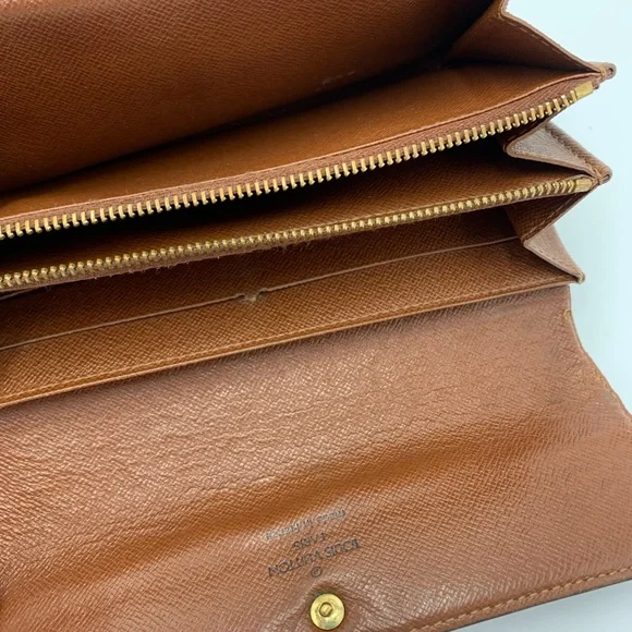 💥AUTHENTIC💥 Louis Vuitton Monogram Sarah Wallet - Picture 11 of 12